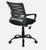 Giza Plus Mid Back Breathable Mesh Ergonomic Chair In Black Colour