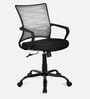 Giza Plus Mid Back Breathable Mesh Ergonomic Chair In Black Colour