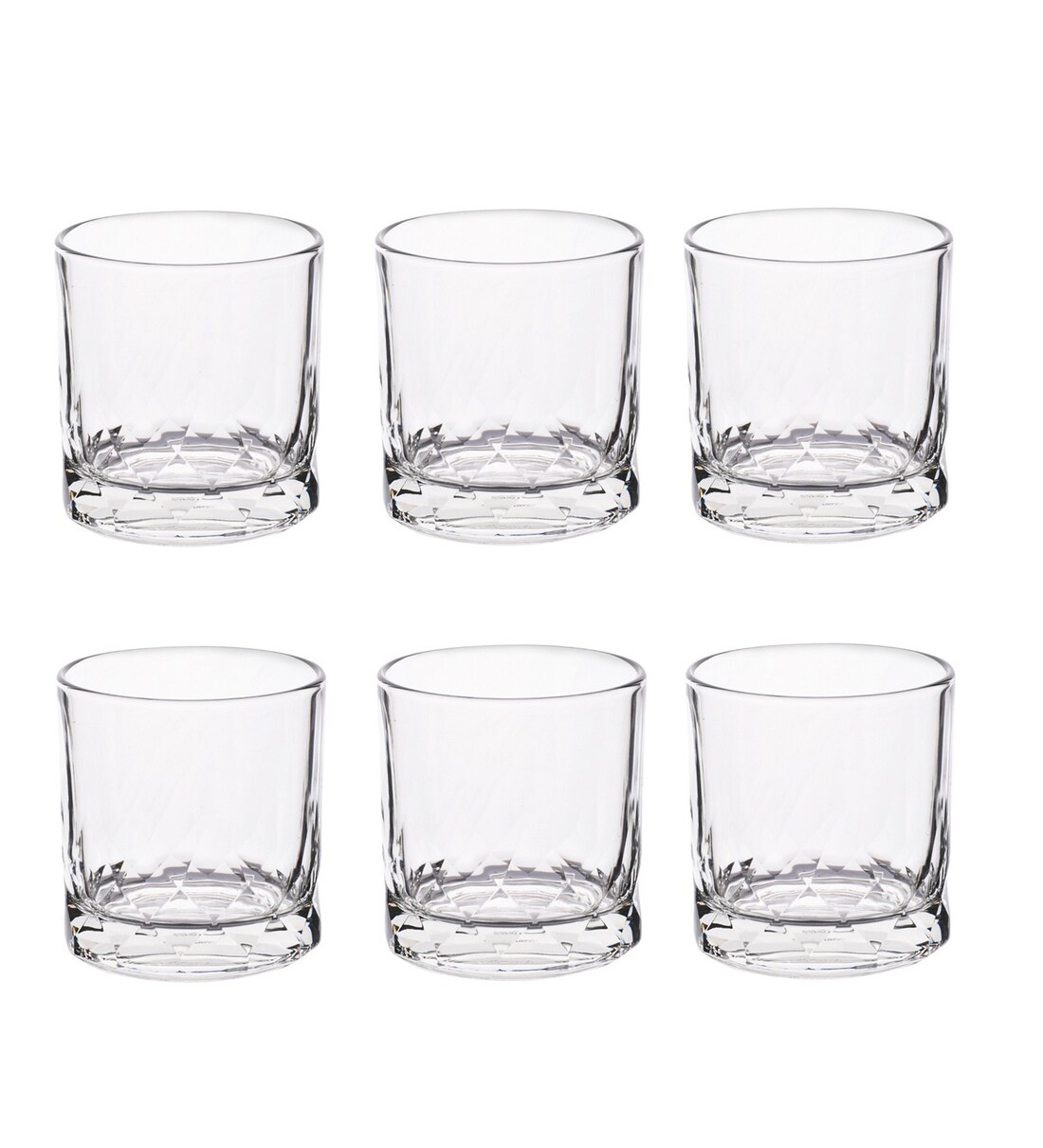 Buy 350 ML Connexion Double Rock Whisky Glasses Set of 6 By Ocean