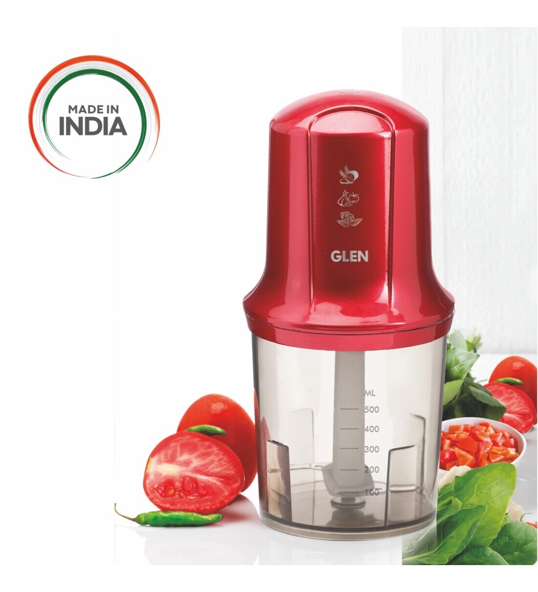 Buy Glen 200 Watt Mini Chopper SA 4040 larger bowl 500 Ml Online