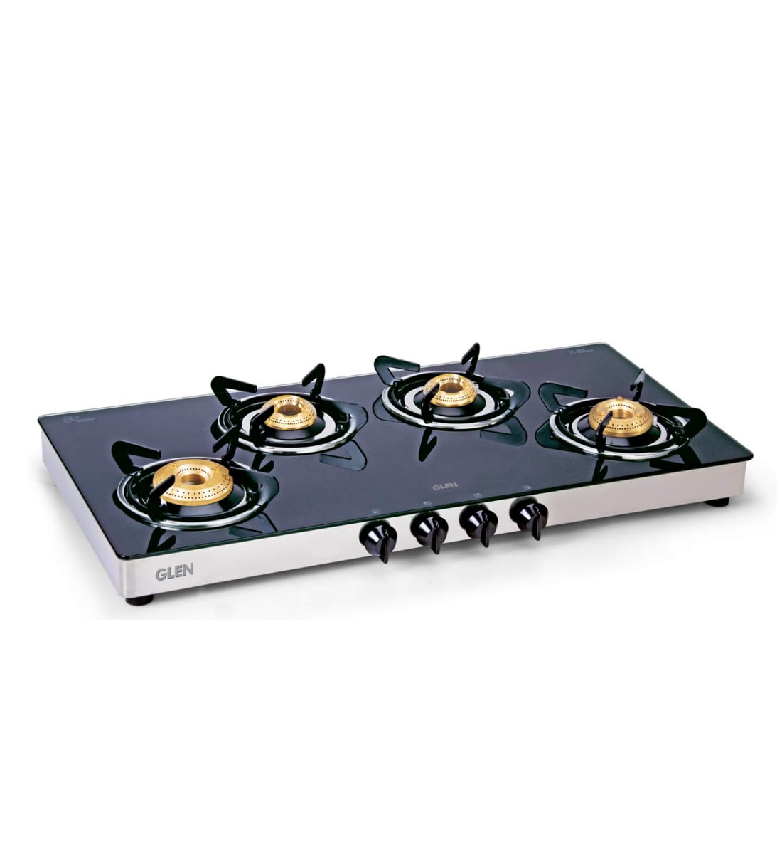 Buy Glen 4 Burner Glass LPG Stove 1044 GT XL HF BB at 50 OFF by Glen