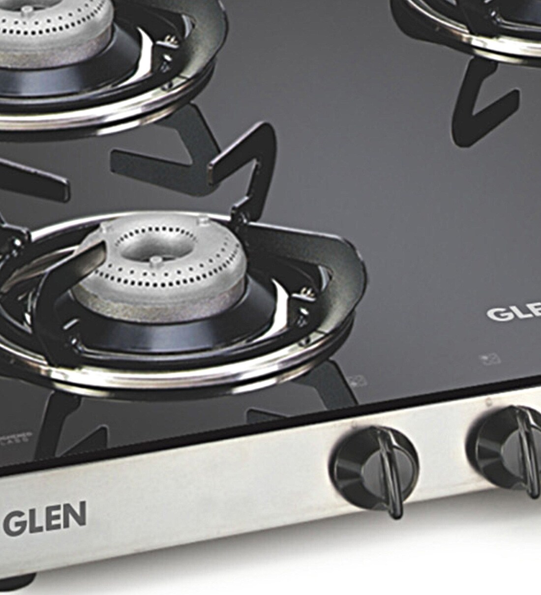 Buy Glen 4 Aluminium Burners Manual Stainless steel Gas Stove (Model No