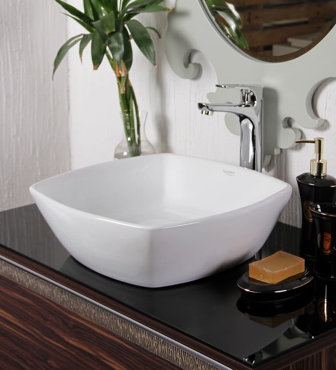 Buy Glocera Liva White Ceramic Basin Online White Basins White