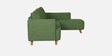 Gladiator Boucle Fabric RHS 6 Seater Sectional Sofa In Sage Brush Colour