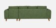 Gladiator Boucle Fabric RHS 6 Seater Sectional Sofa In Sage Brush Colour