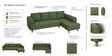 Gladiator Boucle Fabric RHS 6 Seater Sectional Sofa In Sage Brush Colour