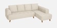 Gladiator Fabric LHS 6 Seater Sectional Sofa In Oat Cream Colour