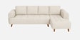 Gladiator Fabric LHS 6 Seater Sectional Sofa In Oat Cream Colour