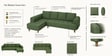 Gladiator Fabric LHS 6 Seater Sectional Sofa In Sage Brush Colour