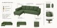 Gladiator Fabric LHS 6 Seater Sectional Sofa In Sage Brush Colour