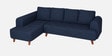 Gladiator Fabric RHS 6 Seater Sectional Sofa In Ink Blue Colour Gladiator Fabric RHS 6 Seater Sectional Sofa In Ink Blue Colour