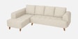 Gladiator Fabric RHS 6 Seater Sectional Sofa In Oat Cream Colour