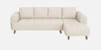 Gladiator Fabric RHS 6 Seater Sectional Sofa In Oat Cream Colour