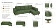 Gladiator Fabric RHS 6 Seater Sectional Sofa In Sage Brush Colour