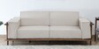 Glarus Sheesham Wood 3 Seater Sofa In Beige Colour