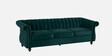 Gleaming Fabric 3 Seater Sofa in Greenish Blue Colour