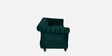 Gleaming Fabric 3 Seater Sofa in Greenish Blue Colour