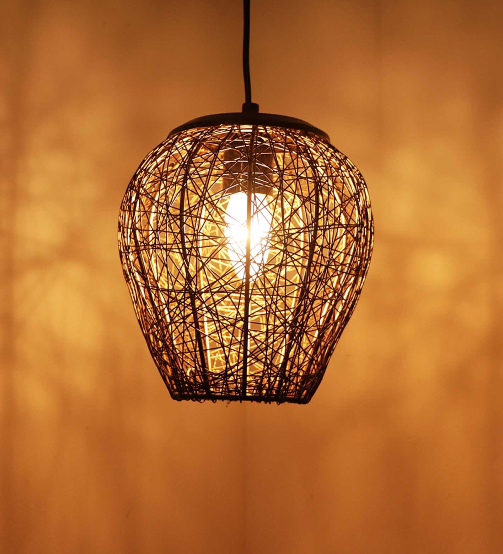 Marco Glamorous Black Metal Hanging Light
