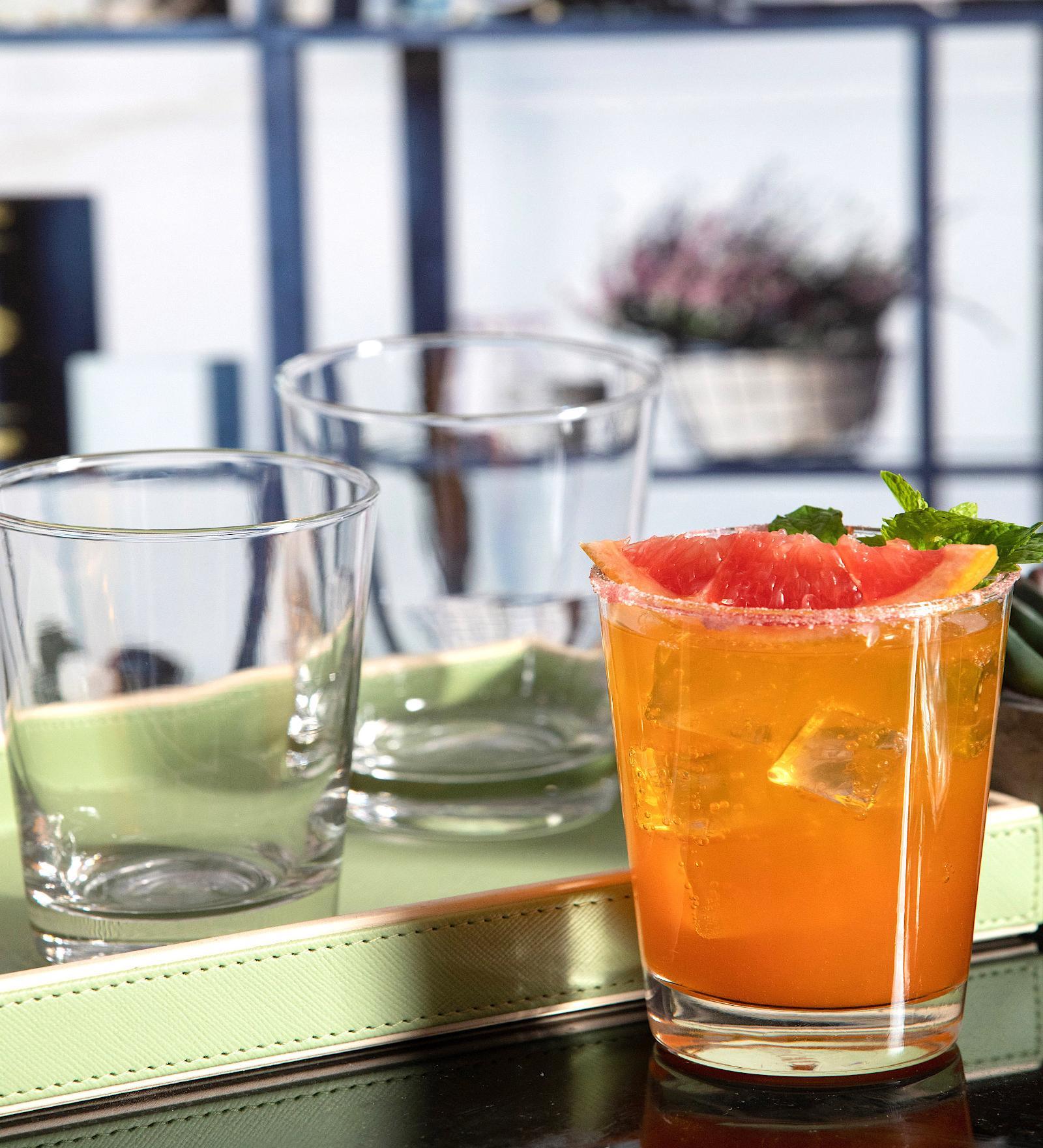 Glass Magnolia Tumbler (Set of 12 pcs)