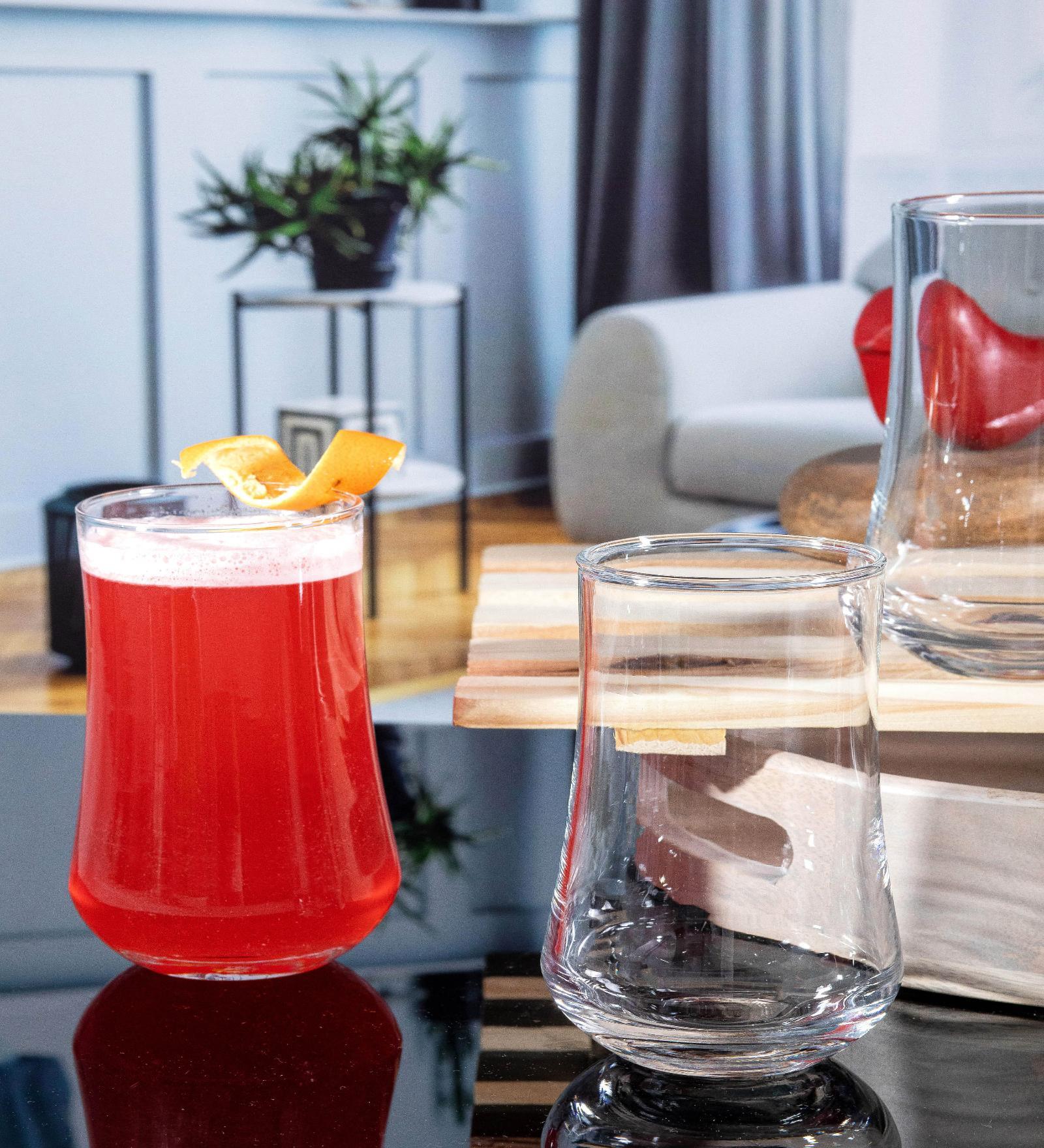 Glass Oasis Tumbler (Set of 6pcs)
