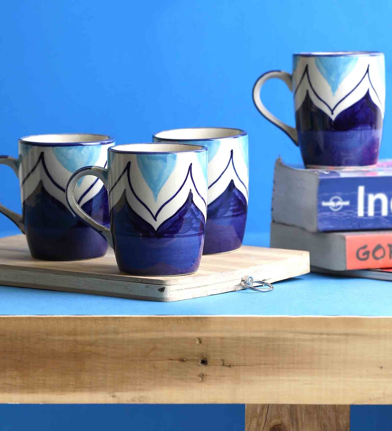 Riley 320ml Multicolour (Set of 4) Stoneware Coffee Mug
