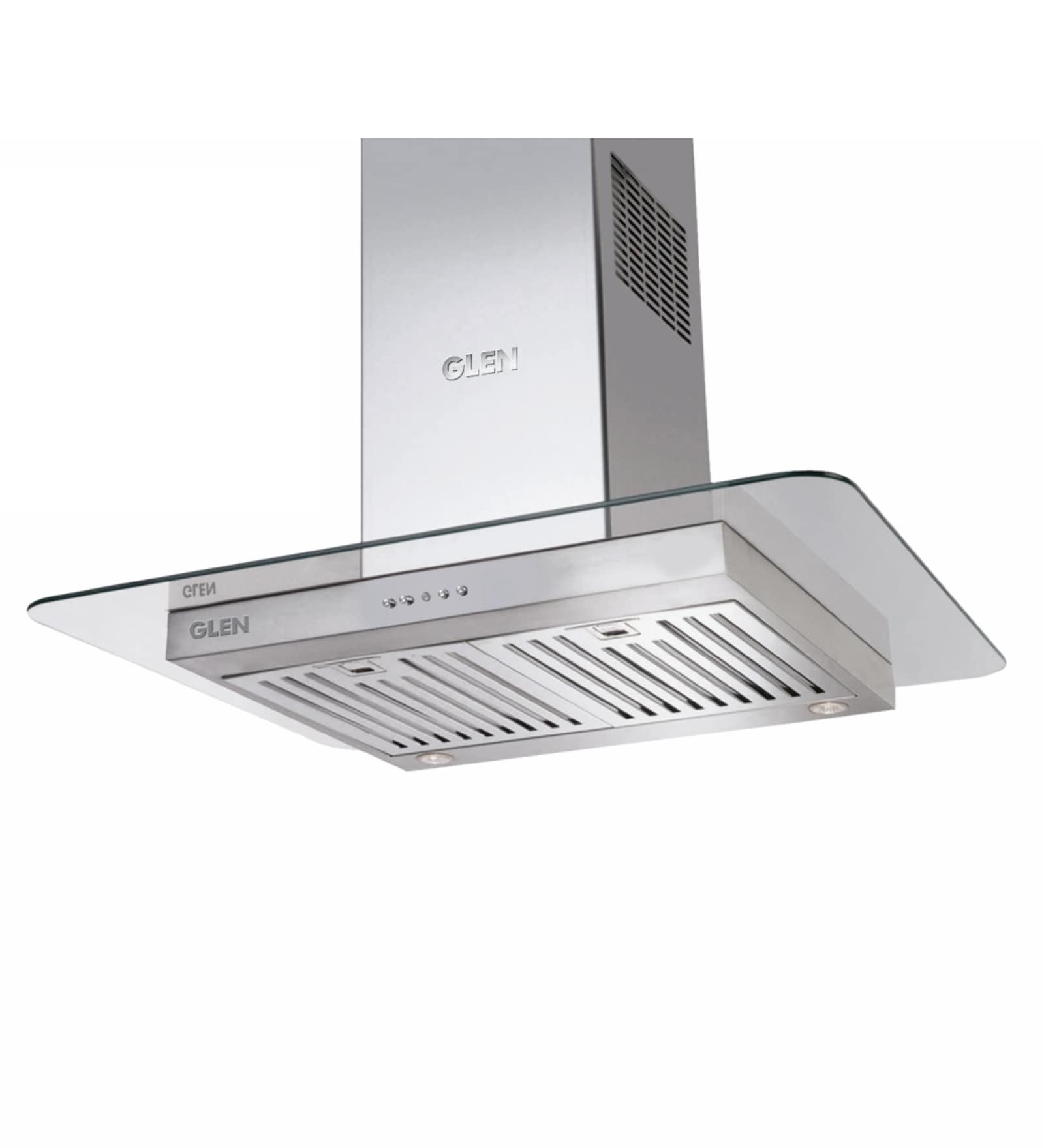 Glen 1022 Stainless Steel 1250m3h 60cm Island Chimney