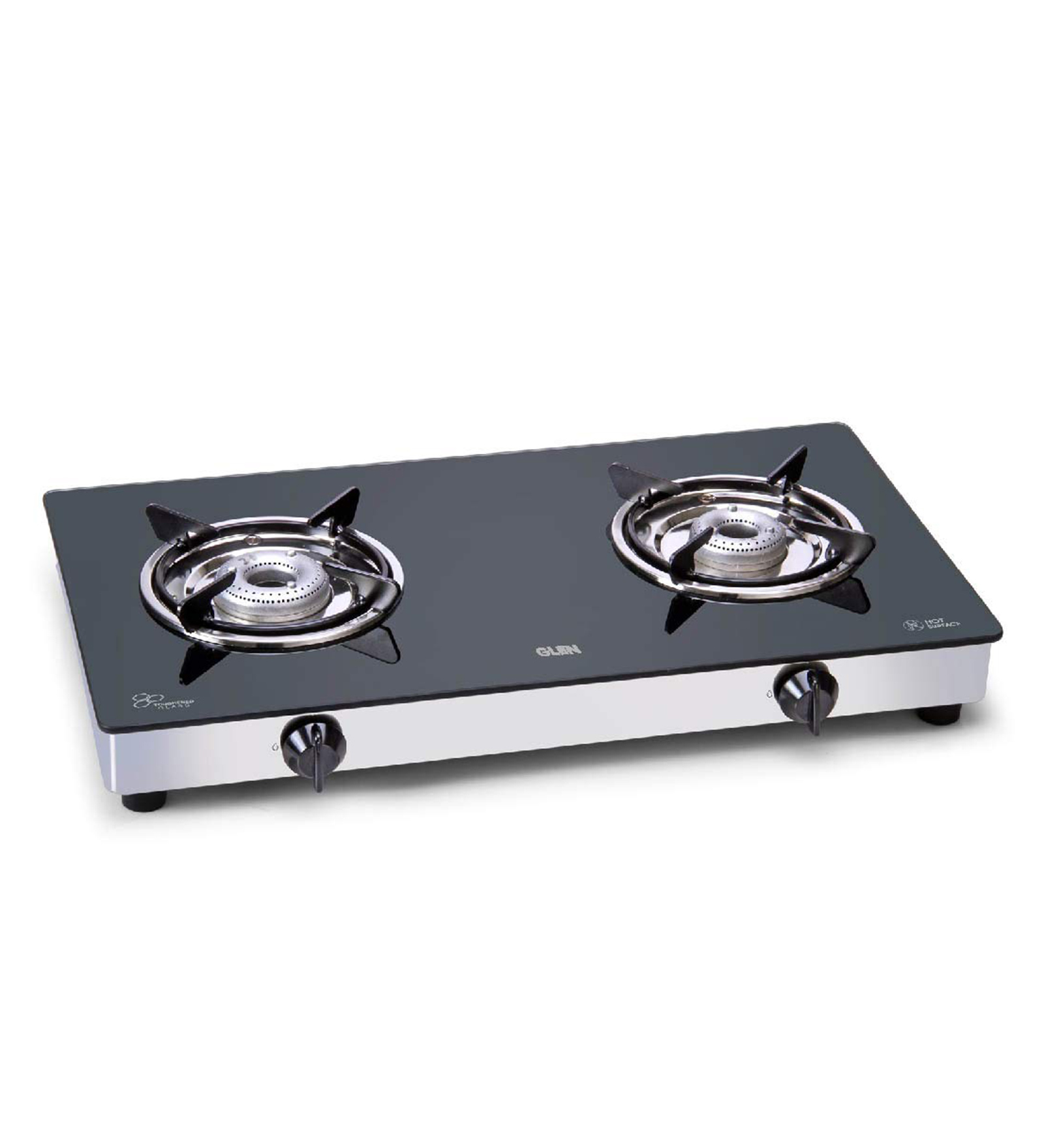 Glen 1020GT 2 Burner Gas Stove with Glass Top