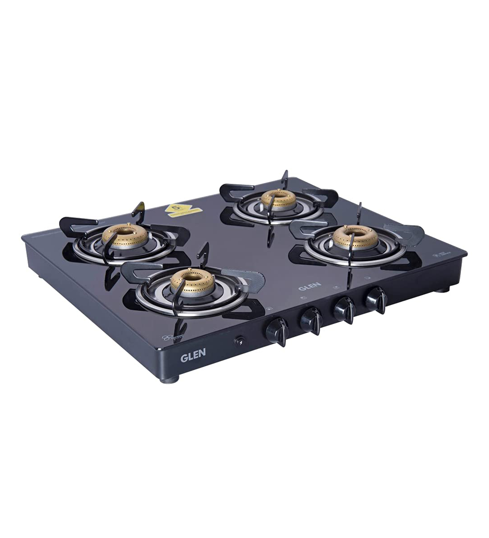 Buy Glen 1031 GT 4 Burners Gas Stove With Glass Top in Black Colour at