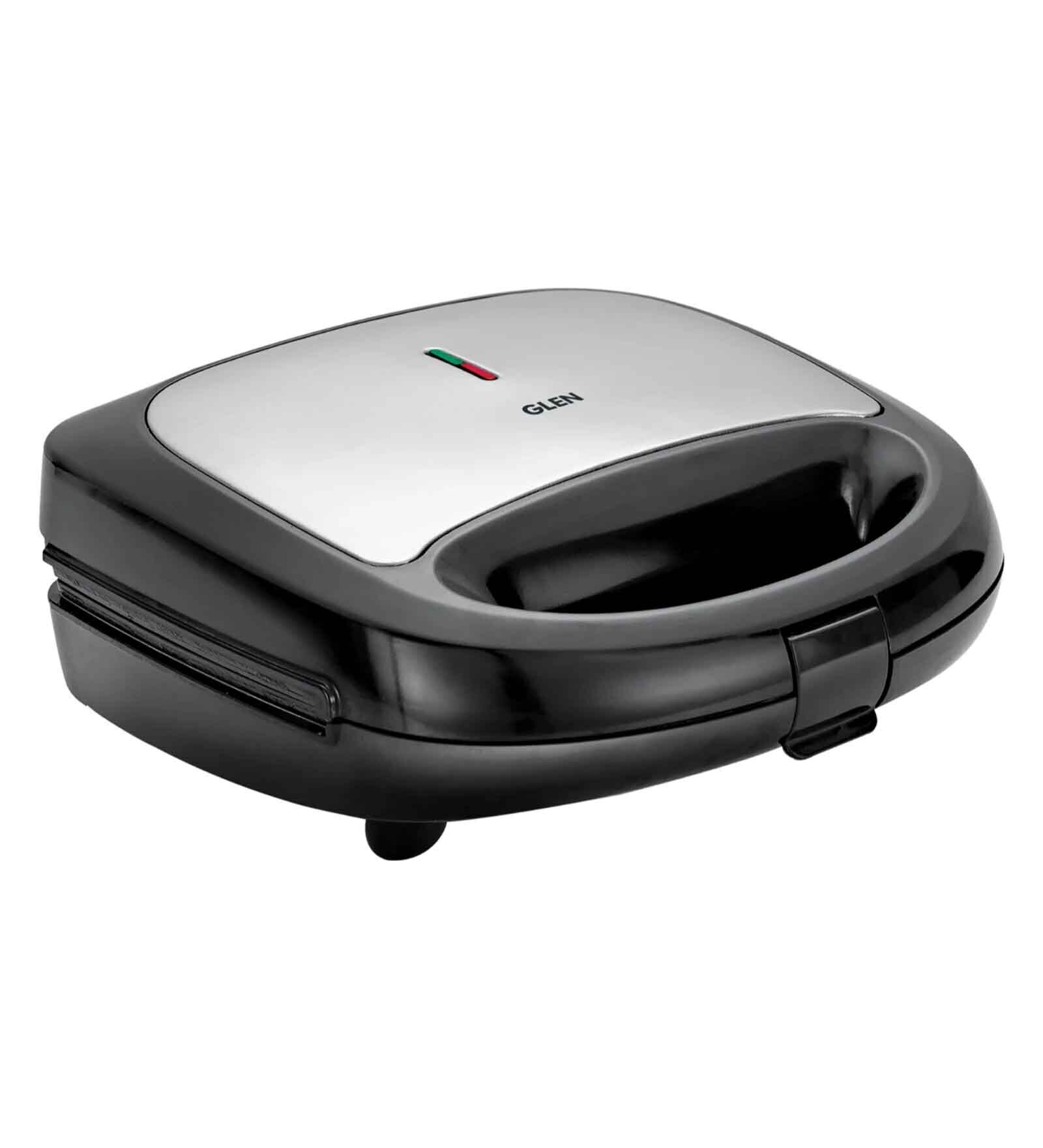 Glen 750W Electric Multi Snack Maker with 3 sets of Sandwich, Grill & Waffle