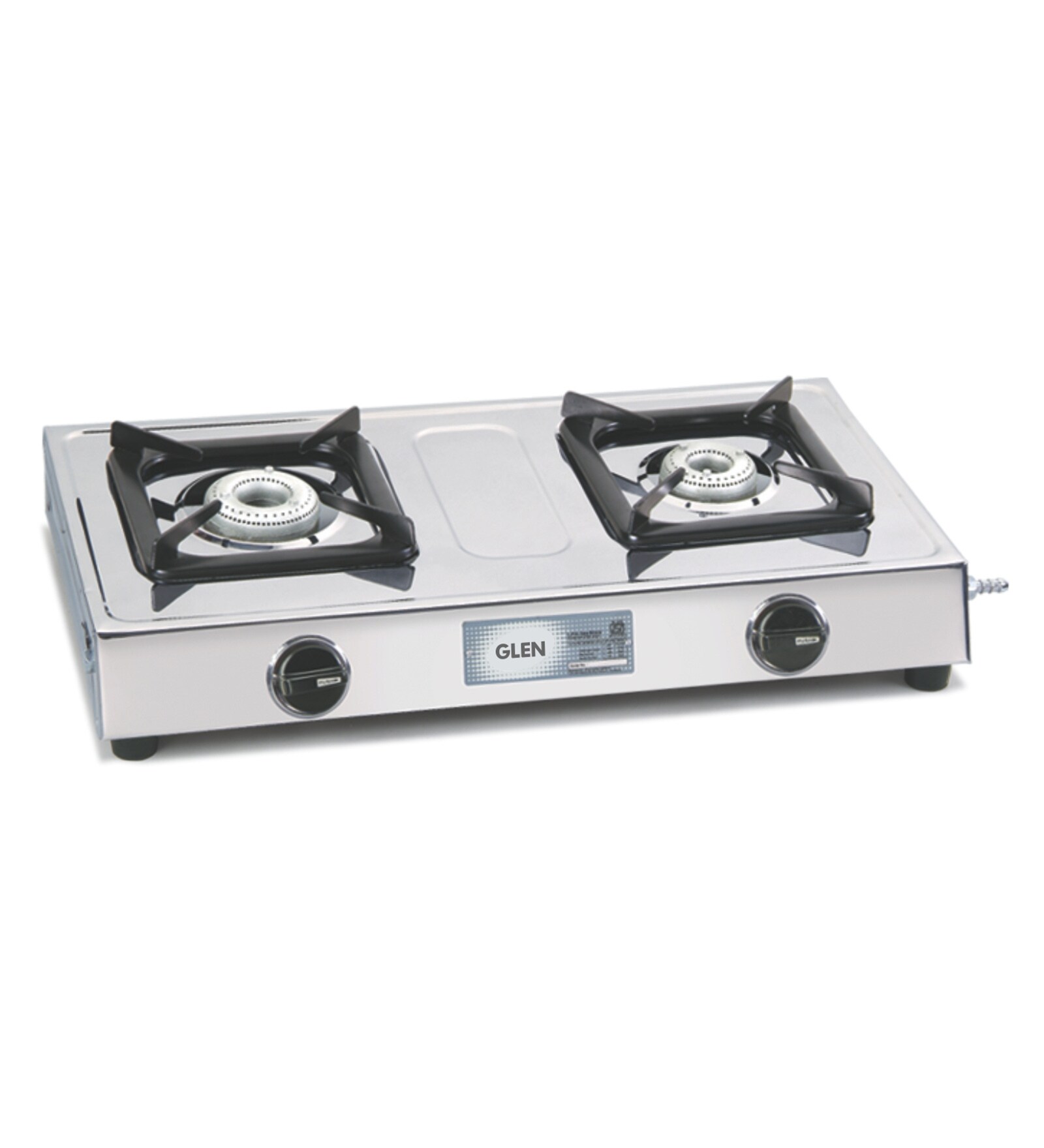 Buy Glen 2 Aluminium Burners Manual Stainless steel Gas Stove (Model No CT1020SSAL) Online