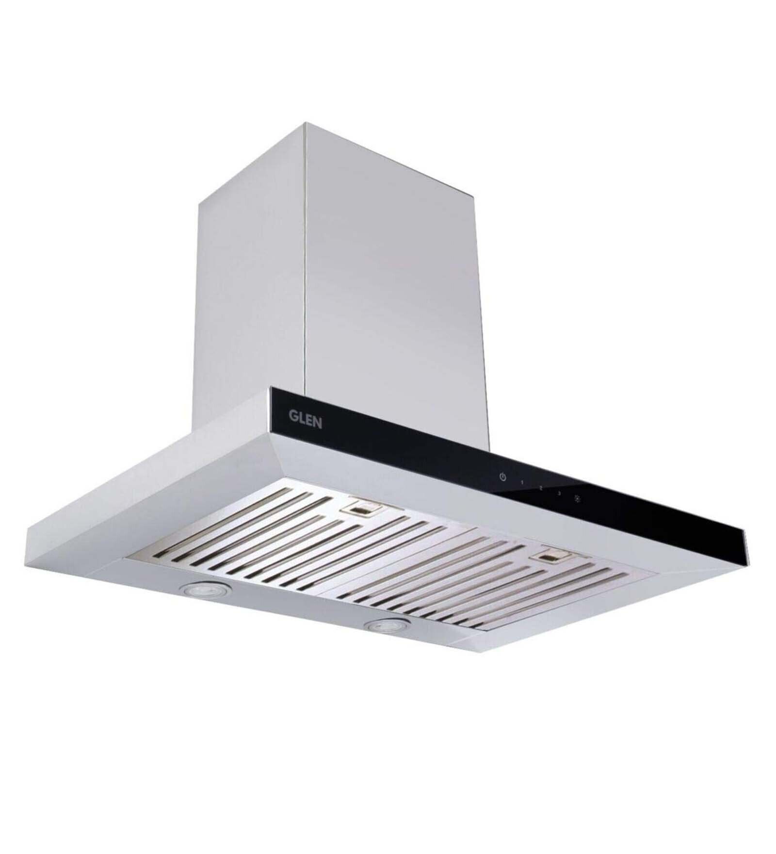 Glen CH6056TS60BFLTW 60cm 1250 m3h Wall and Ceiling Mounted Chimney Glen CH6056TS60BFLTW 60cm 1250 m3h Wall and Ceiling Mounted Chimney