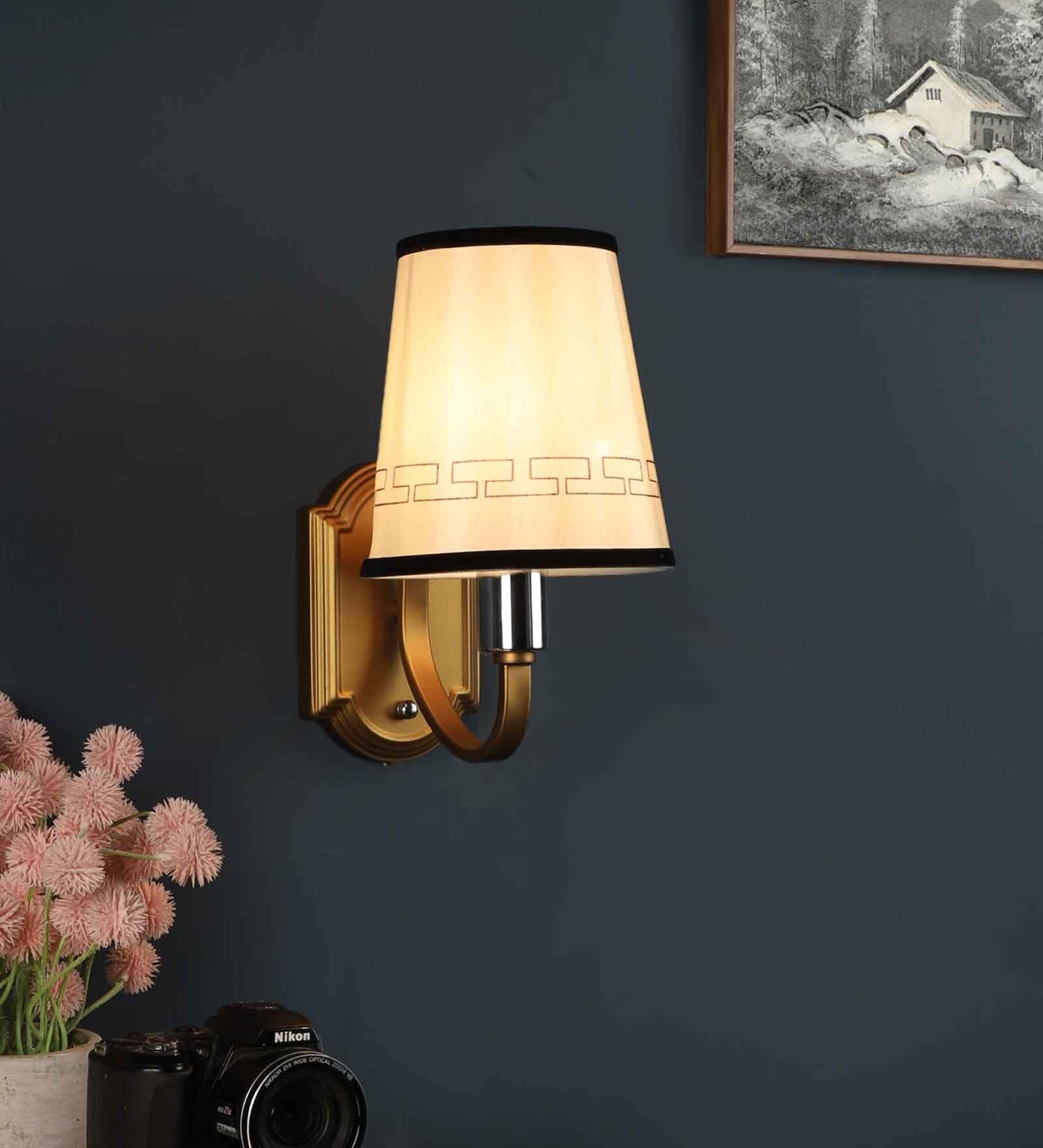 Lucca Antique Gold Iron Wall Sconces