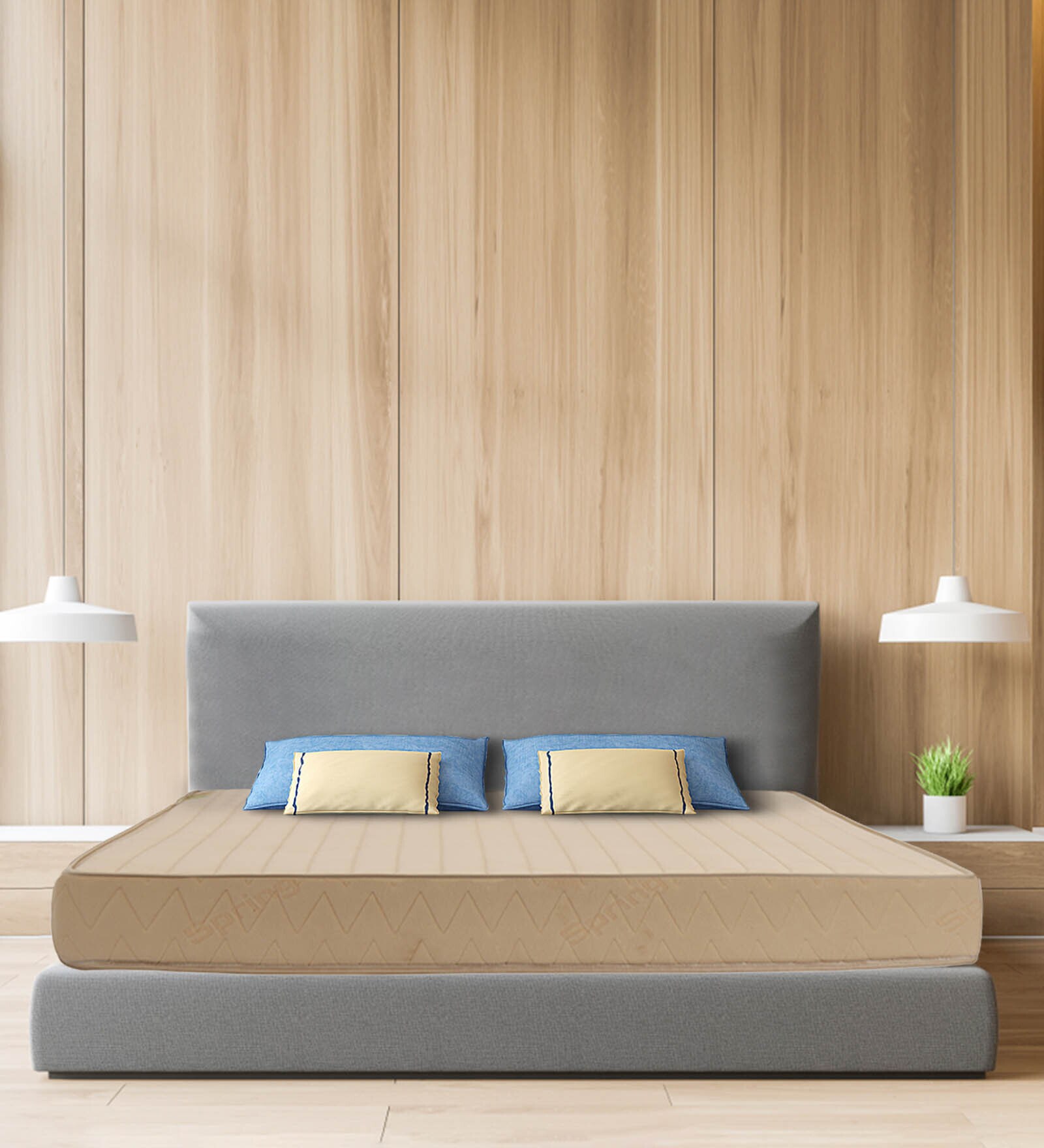 Gloria Green 72X48X8 Inch Double Bed Mattress