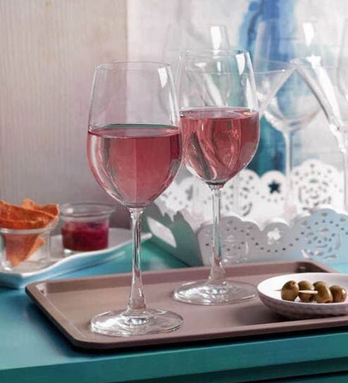 Buy 425 Ml High Quality Red Wine Glasses Set Of 6 By Ocean Online