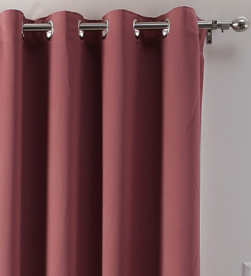 Buy Glorious Rosybrown Grommet 2 Panel Blackout Long Door 4 5 X 9