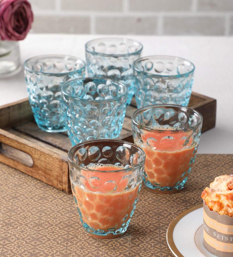 Buy 280 Ml Everyday Glasses Set Of 6 By Ceradeco Online Glasses Glassware Home Decor