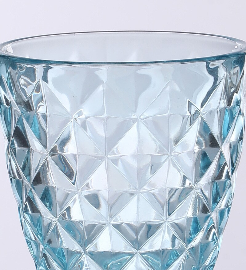 Buy 280 ML Diamond Cut Everyday Glasses Set of 6 By Ceradeco Online