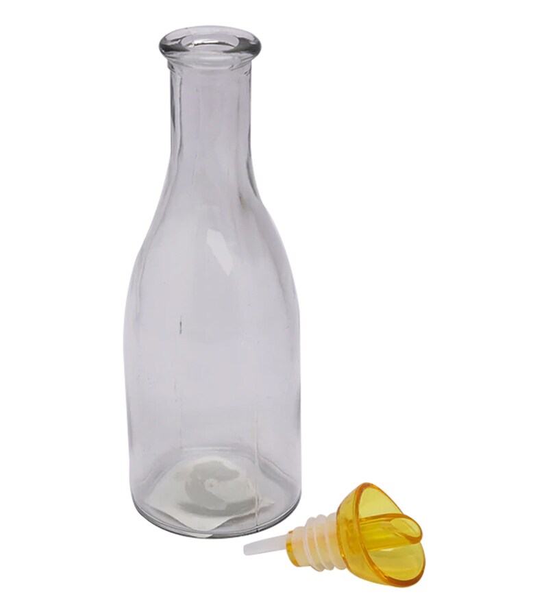 Buy Glass Yellow Oil Dispenser 280 Ml By Market 99 Online Cutlery Holders Cutlery Holders