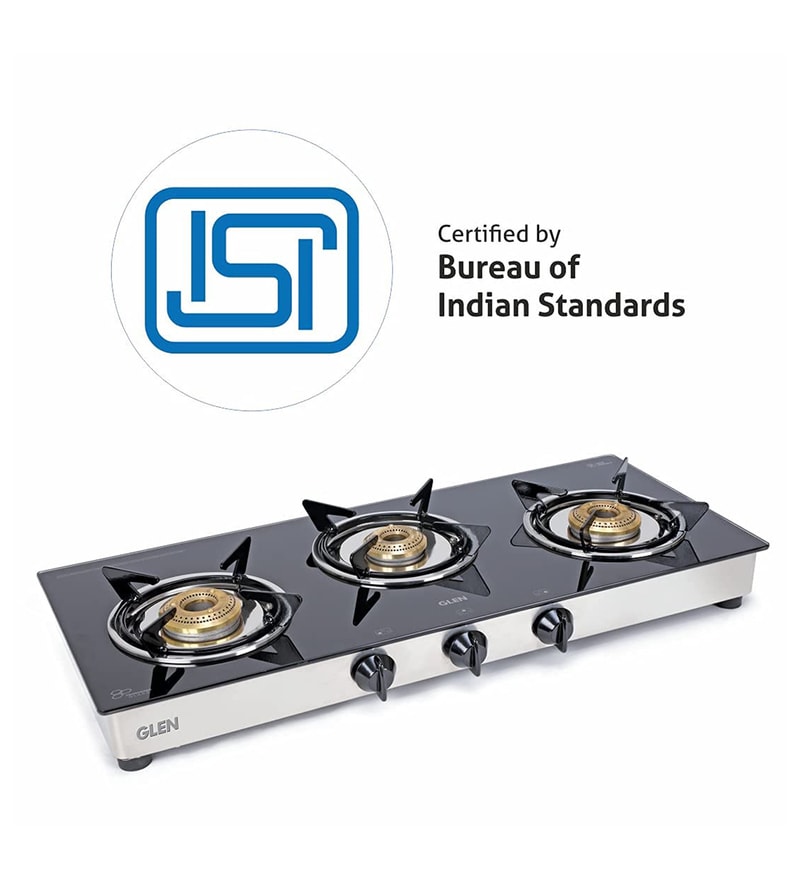 Buy Glen Gt Burner Isi Lpg Gas Stove Junior With Brass Burners