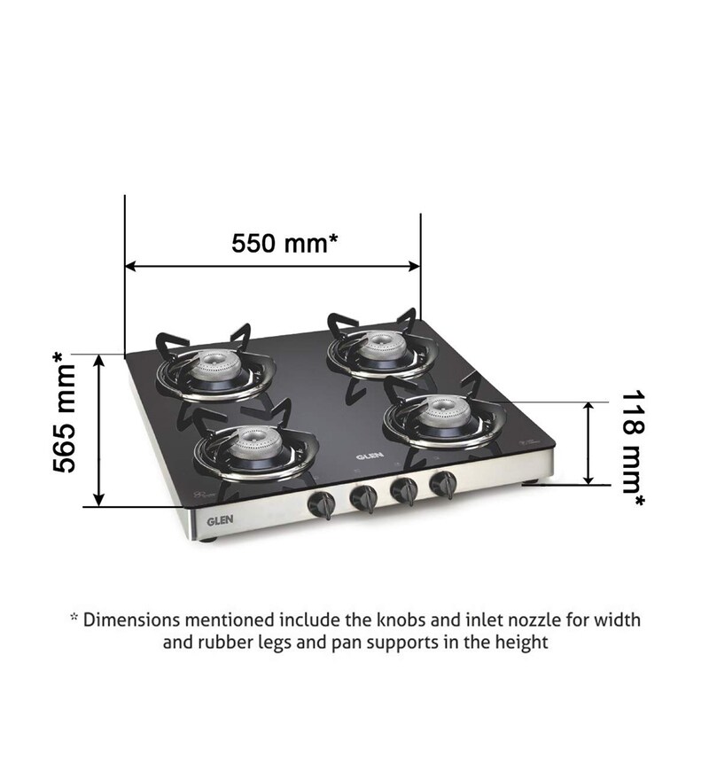 Buy Glen 1043 GT 4 Burner LPG Gas Stove Online Gas Stoves Gas