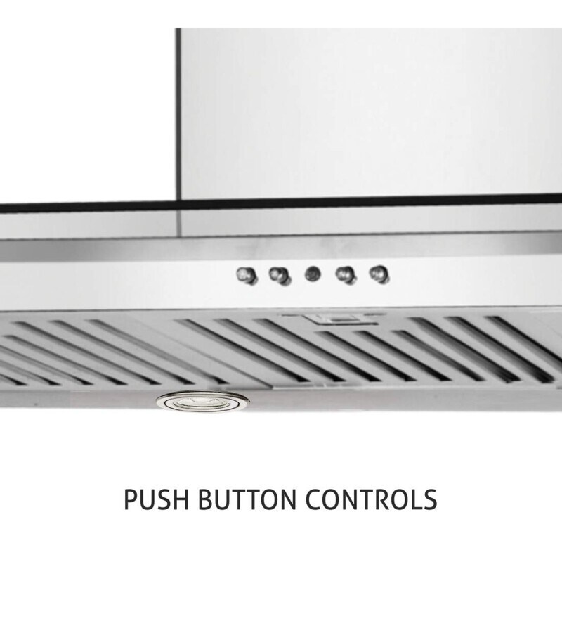 Buy Glen CH6062SS90X1000BF_1 60cm 1250 m3h Wall Mounted Chimney Online