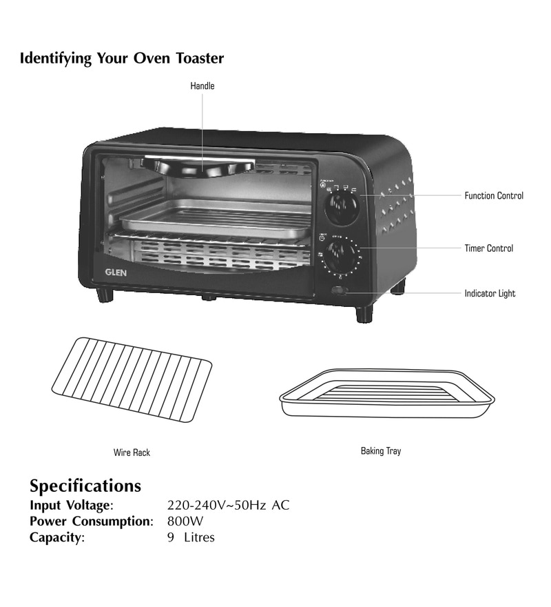 glen oven toaster sa 5009