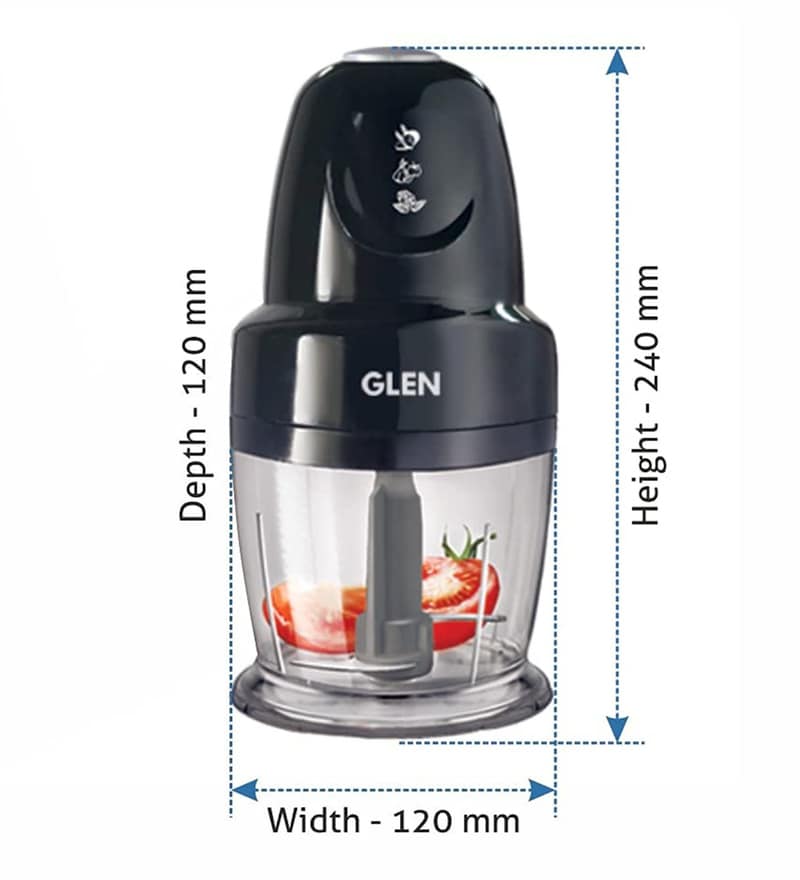 Buy Glen Mini Chopper Black with extra bowl Electric Vegetable Chopper