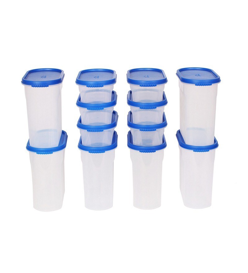 Buy Gluman Mod Blue Modular Kitchen Storage Container Set (12 Pieces