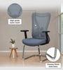 Glace Breathable Mesh Cantilever Chair in Sky Blue Colour