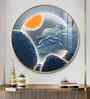 Glacier Koi Fish Acrylic Round Wall Art