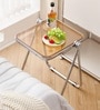 GlacierTray Brown Colour  Side Table