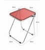 GlacierTray Red Colour Side Table