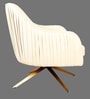 Gladdan Velvet Armchair In Beige Colour