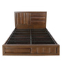 Gladiator King Size Bed With Hydraulic Storage in Brown Colour